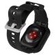 9. Spigen Rugged Armor Pro Hülle mit Armband für Apple Watch 4/5/6/7/8/SE (44/45 mm) – Schwarz