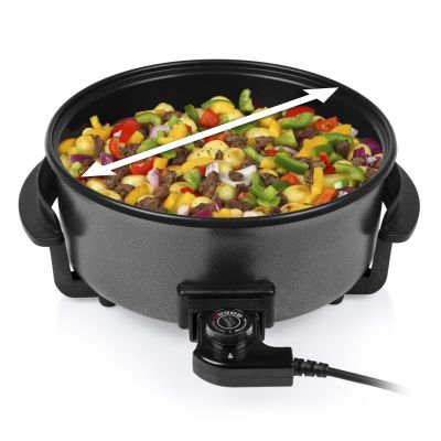 11. Tristar | Multifunktionale XL-Grillpfanne | PZ-9135 | Durchmesser 30 cm | Grill | 1500 W | Inkl. Deckel | Fester Griff | Schwarz