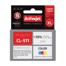 Activejet AC-511R Tinte (Ersatz für Canon CL-511; Premium; 12 ml; Farbe)