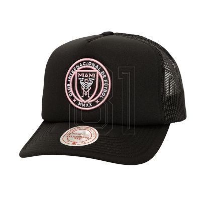 Mitchell & Ness Inter Miami CF MLS Evergreen Trucker Cap HT8611-IMCBLCK