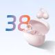 13. OWS Baseus Bass BC1 Ohrhörer mit Clip – Pink