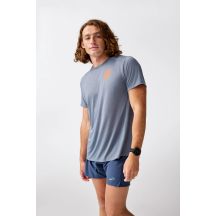 Herren Distance Kurzarm-Lauf-T-Shirt 3.0, Grau