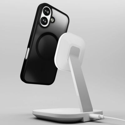 6. Puro Gradient MagSafe Silikonhülle für iPhone 16 – Schwarz
