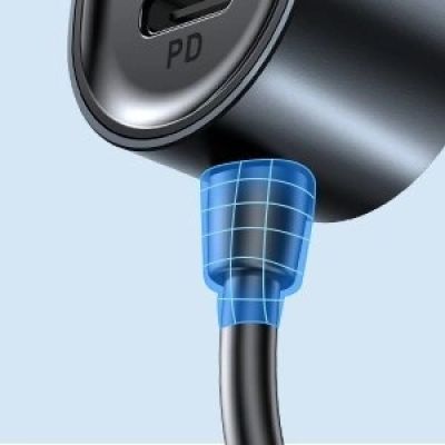 15. Joyroom Autoladegerät 2xPD + 2xQC3.0 72W 1,5m schwarz (JR-CL05)