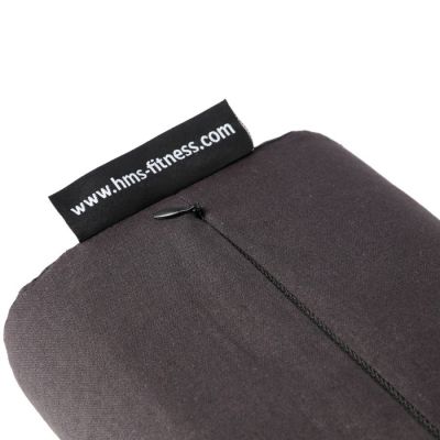 6. HMS AKM04 Premium Akupressurmatte, Schwarz, Set mit Kissen