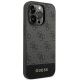 4. Guess GUHCP14XG4GLGR iPhone 14 Pro Max 6,7" grau/graue Hartschale 4G Stripe Collection