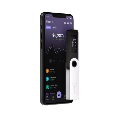 6. Ledger Nano S Plus Desk Wallet Schwarz