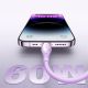 7. Joyroom S-A59 Vibrant Series 60W USB-C - USB-C-Kabel 1,2 m - Lila