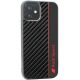 3. Audi Carbon Fiber Stripe iPhone 11 / Xr 6,1" schwarz/schwarzes Hardcase AUS-TPUPCIP11-R8/D1-BK
