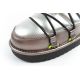 15. D.Franklin Damen Schneestiefel Winter Modische Isolierte Stiefeletten Silber
