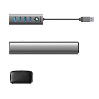 2. Orico PDD4U-U3 Hub 4x USB-A 3.0 - Grau