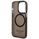 7. Guess GUHMP14XHTCMK iPhone 14 Pro Max 6,7" schwarz/schwarzes Hartschalenetui Gold Outline Translucent MagSafe