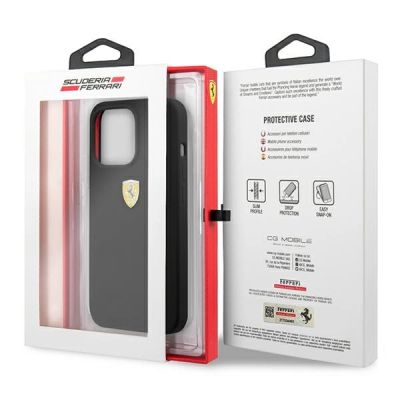 8. Ferrari FESIHCP13XBK iPhone 13 Pro Max 6.7" schwarz/schwarz Hardcase Silikon