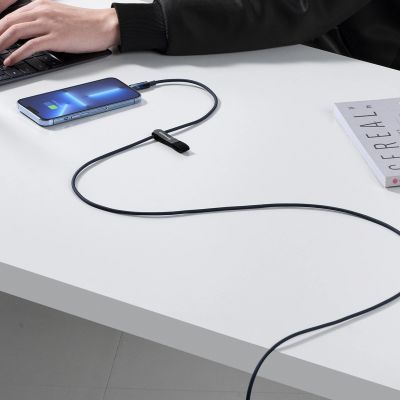 9. Baseus CATS000003 Lightning – USB-C-Kabel 20 W 480 Mbit/s 1 m – blau
