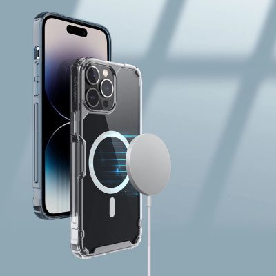 7. Nillkin Nature Pro Magnetische Hülle iPhone 14 Pro magnetische Hülle MagSafe blau