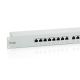 2. Patchpanel Equip CAT6 24 Port hellgrau 19 Zoll (1HE)