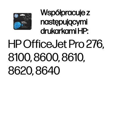 4. HP 951XL Cyan-Tintenpatrone, HP951XL=CN046AE, 1500 Seiten