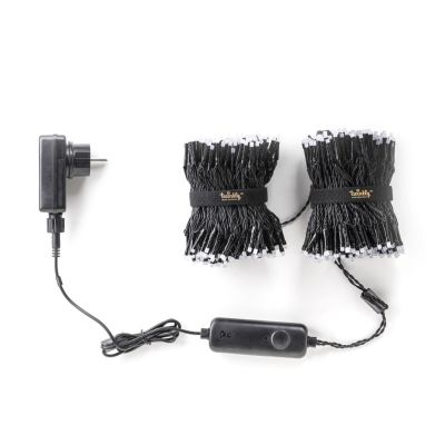 5. Funkelnde 600 RGB Smart-Weihnachtsbeleuchtung 48 m