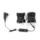 5. Funkelnde 600 RGB Smart-Weihnachtsbeleuchtung 48 m