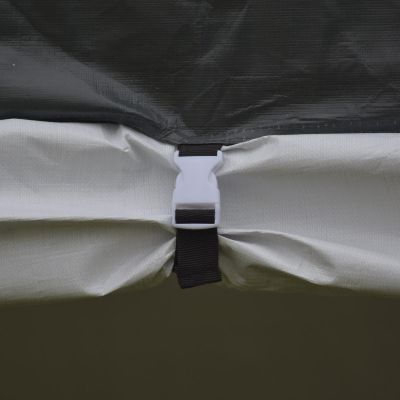 20. Gartengarage-Pavillon 3,50 x 3,50 x 2,60 m, grau, Saska Garten