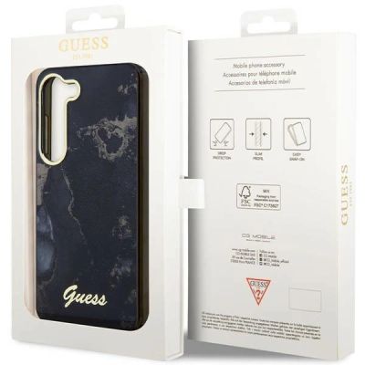 10. Guess GUHCS23MHTMRSK S23+ S916 schwarz/schwarzer Hartschalenkoffer Golden Marble Collection