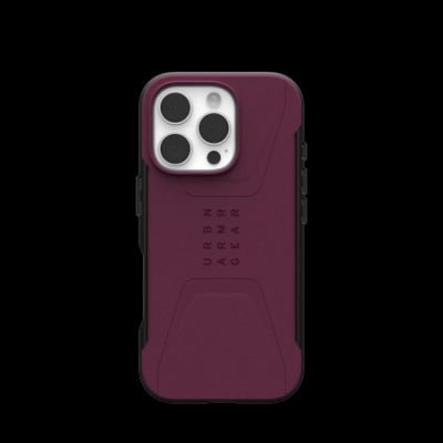UAG Civilian Magsafe Hülle für iPhone 16 Pro – rot