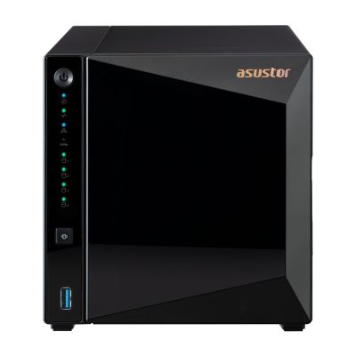 7. NAS Asustor AS3304T v2; Tower; 4x (3,5" SATA HDD/ 2,5" SSD); Realtek RTD1619B, 2 GB DDR4, 1x 2,5 GbE, 3x USB 3.2