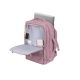 10. NATEC Laptop-Rucksack, Kamel-Hellrosa, 15,6 Zoll, 19 Liter