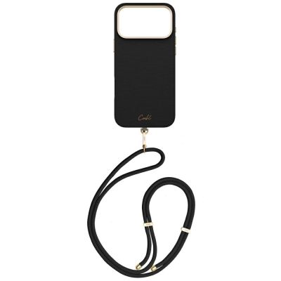 2. Uniq Coehl Mirelle Magnetische Ladehülle für iPhone 17 Pro Max – Schwarz