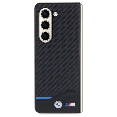 2. BMW Leder-Carbon-Hülle für Samsung Galaxy Z Fold 5 – Schwarz
