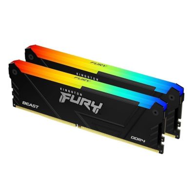 9. Kingston Technology FURY Beast 64 GB 3200 MT/s DDR4 CL16 DIMM (2er-Set) RGB