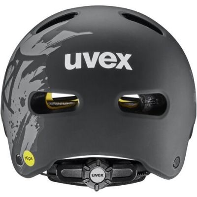 2. UVEX Kid 4 Style MIPS Kinderfahrradhelm, Dirt Black Matt
