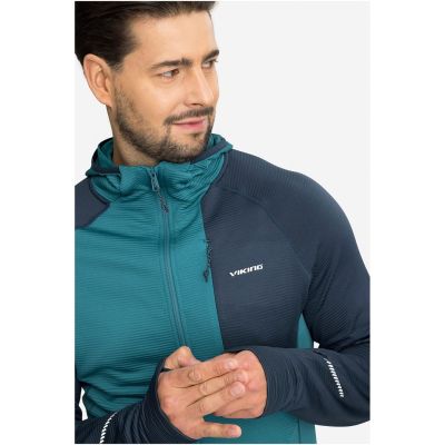 VIKING Birger Herren-Sweatshirt mit Kapuze, blau und marineblau, XXXL