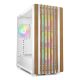 5. Sharkoon Rebel C70G RGB ATX-Gehäuse, 1x Glas, Weiß