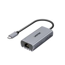 UNITEK Adapter USB-C - RJ45 5GBPS Stecker/Buchse