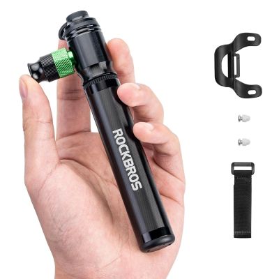 2. Rockbros HQ-75D-CO2 Manuelle CO2-Pumpe aus Aluminium – Schwarz
