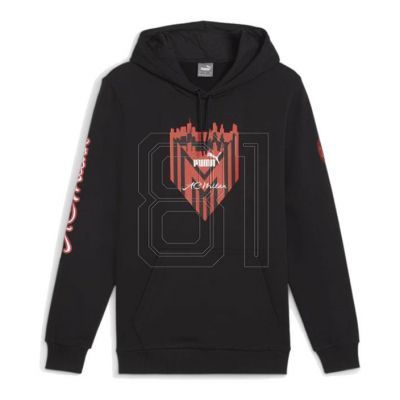 Puma AC Mailand Fußball-Ikonen-Hoodie 774030-09