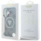 8. Guess IML Metal Glitter 4G Circle Triangle MagSafe Case für iPhone 16 - Blau