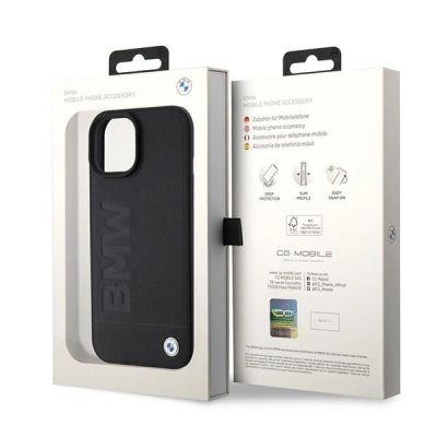 8. BMW BMHMP15SSLLBK iPhone 15 6,1" schwarz/schwarz Magsafe Hardcase Signature Logo Aufdruck