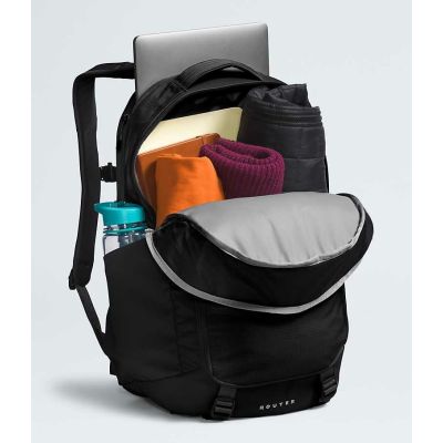 2. The North Face Router Rucksack, Schwarz, Nylon, recyceltes Polyester