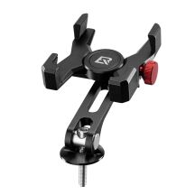 Rockbros 25210039002 Handyhalterungsklemme für Headset-Kappe – schwarz