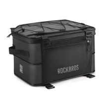 ROCKBROS Gepäckträgertasche 15-30 l faltbar schwarz
