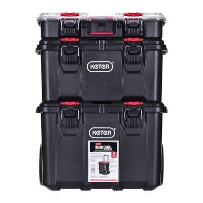 2. Set mit 3 Stack"N"Roll KETER-Boxen