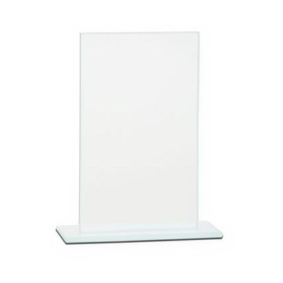 2. Glastrophäe mit zerbrochenem Sockel