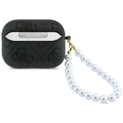 2. Guess 4G Pearl Strap Case für AirPods Pro 3 - Schwarz