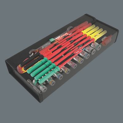 Kraftform Kompakt W 2 Set für Wartungsarbeiten, 35-teilig.