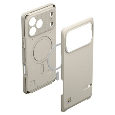 7. Spigen Classic LS MagSafe Hülle für iPhone 17 Pro Max – Beige