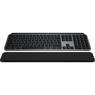 8. Logitech Master MX Keys S Combo für Mac (Tastatur und Maus inklusive), Heim-/Büro-Kombination, kabellos (RF) + Bluetooth, QWERTZ-Tastatur (American International), Aluminium, Schwarz