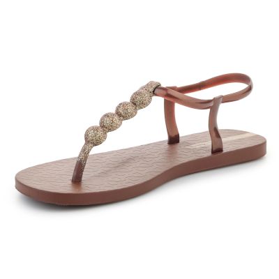 3. IPANEMA CLASS EASY ON GLOW BRAUN/GLITZER/GOLD 27299-BN199
