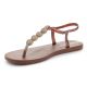 3. IPANEMA CLASS EASY ON GLOW BRAUN/GLITZER/GOLD 27299-BN199